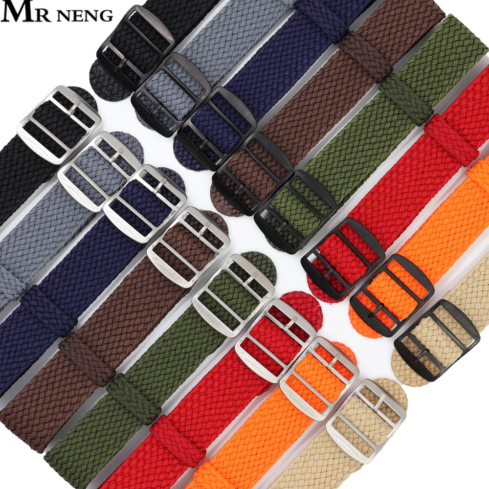 Perlon Strap Woven - Bracelet de montre 18 20 22mm