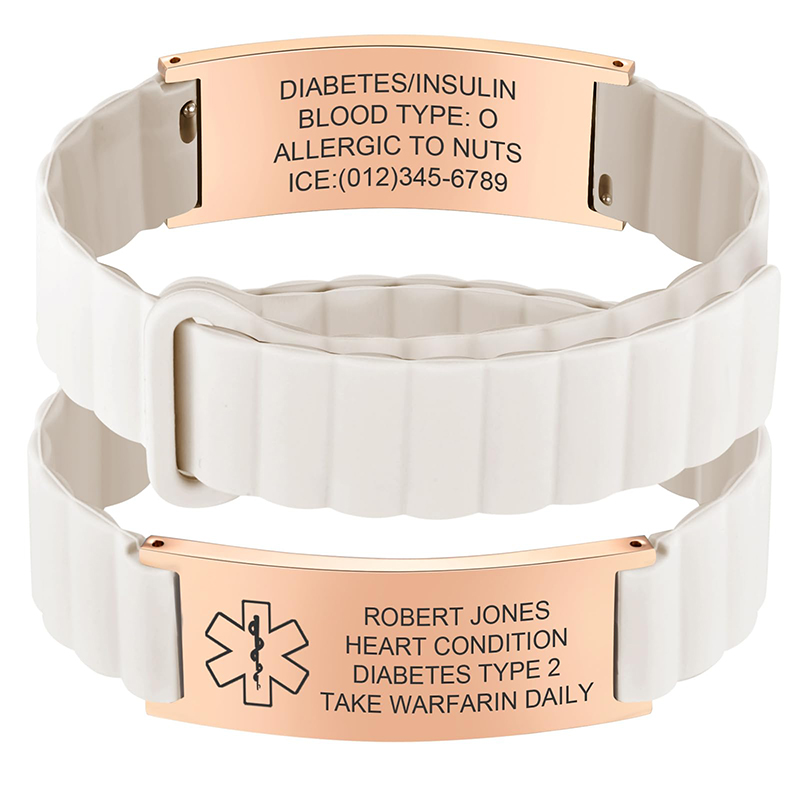 Bracelet d'identification médi - Silicone Band Women avis et prix