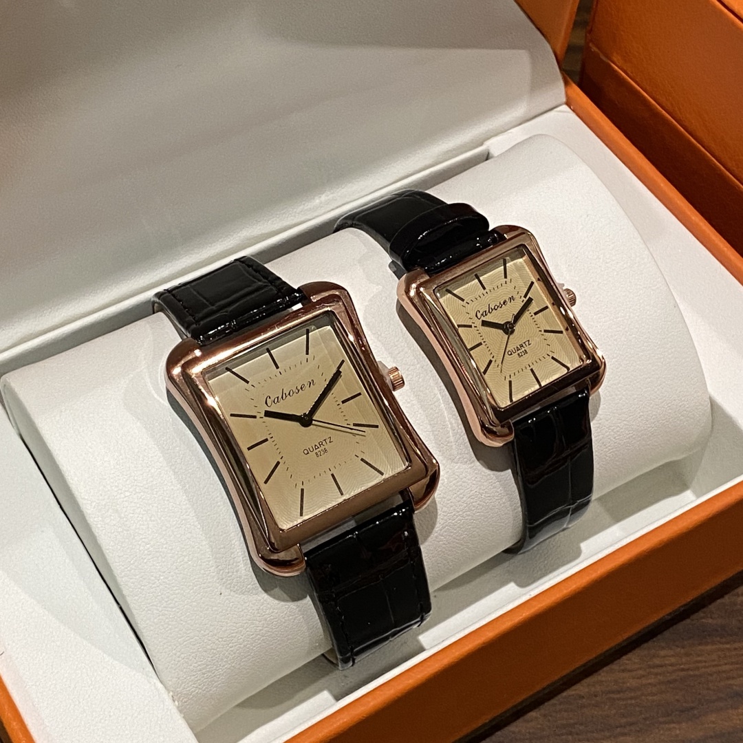 Couple montre mouvement à Quar - Leather Watch Band Men avis et prix