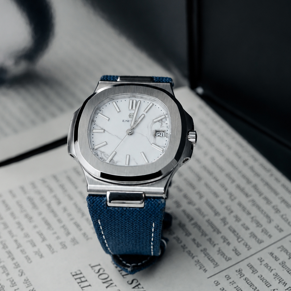 Montres mécaniques ENITON 38 m - Canvas Strap Watch avis et prix