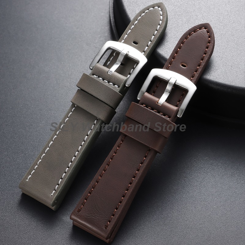 Bracelet de montre en cuir vér - Suede Strap Watch avis et prix