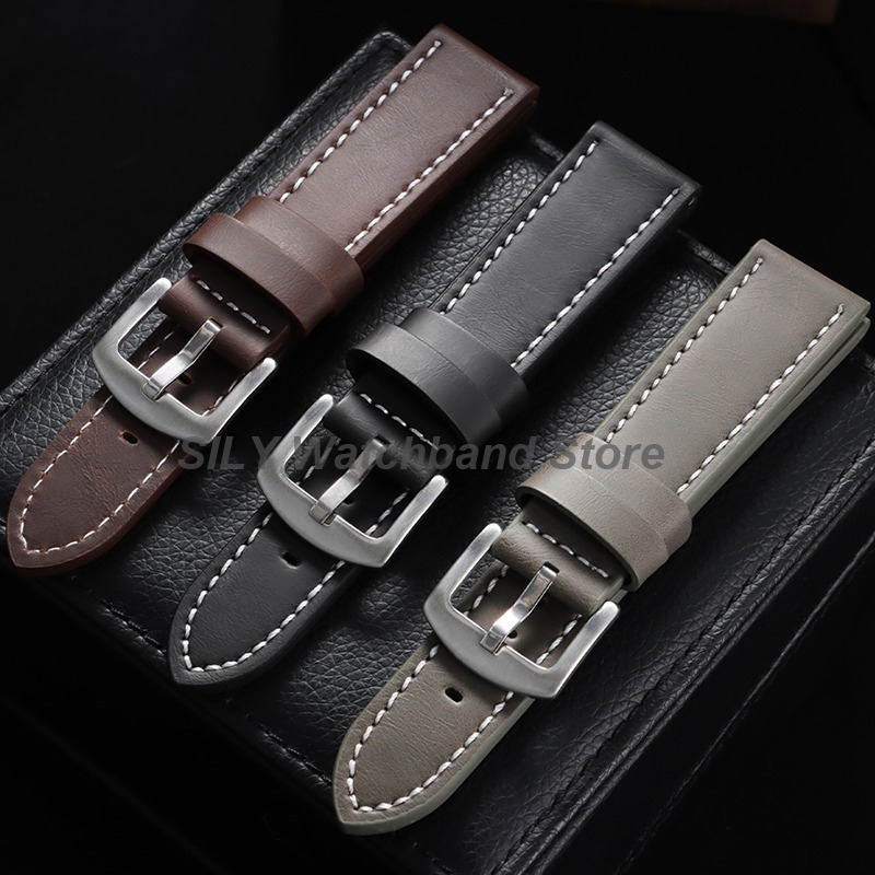 Bracelet de montre en cuir vér - Suede Strap Watch avis et prix