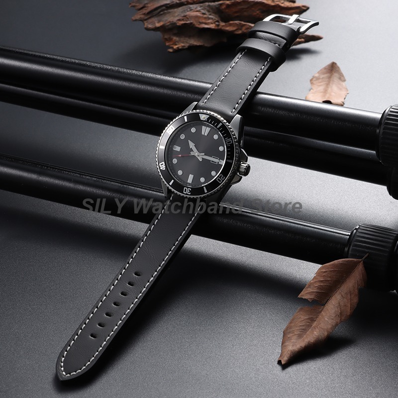 Bracelet de montre en cuir vér - Suede Strap Watch avis et prix