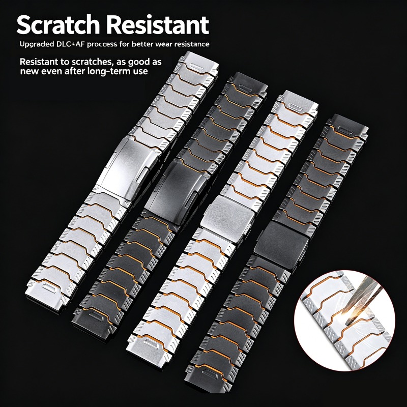 Bracelet en caoutchouc titane  - Silicone Watch Band 22Mm avis et prix