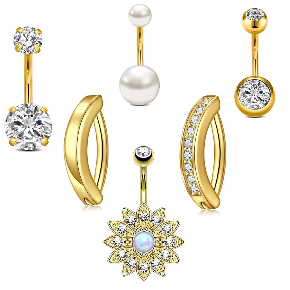 6 pièces/lot de piercings de n - Curved Spring Bar avis et prix