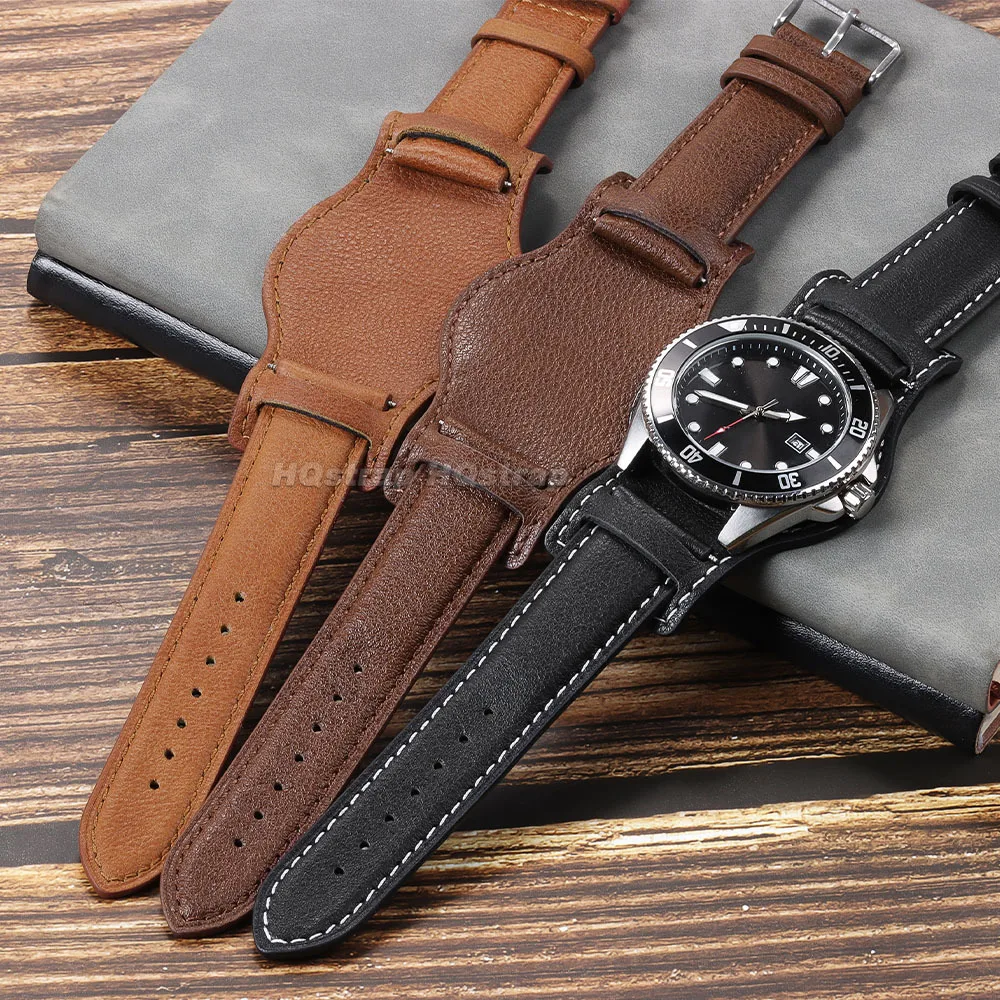 Bracelet de montre en cuir vér - Omega Watch Speedmaster avis et prix
